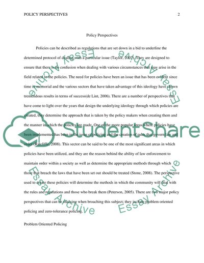 Problem-Oriented Policing