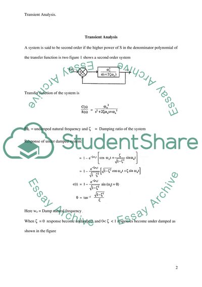 Transient Analysis