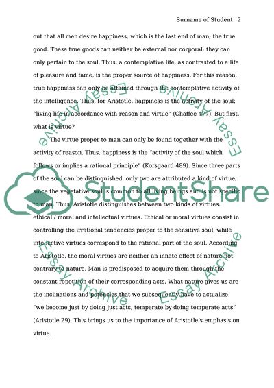 A Comparative Analysis of Aristotle and Kants Ethical Theories