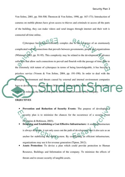 Information Security Plan