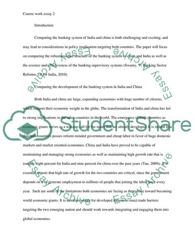 Development of the Banking System in India and China