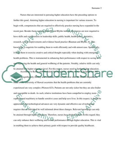 Is It Necessary for Nurses to Have High Education