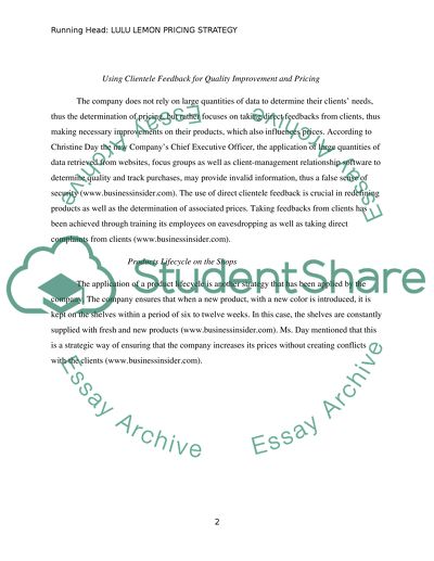 Research paper about lululemon