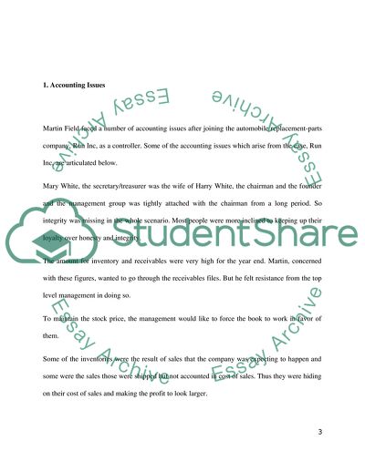 Run Inc. Ethics Case