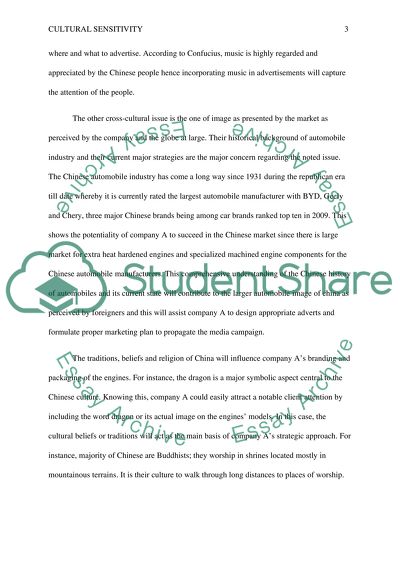 Cultural Sensitivity in China