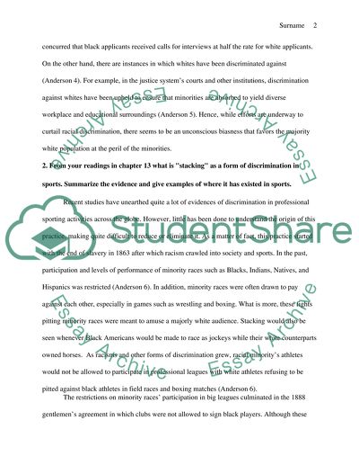 U.S. Sports and Society