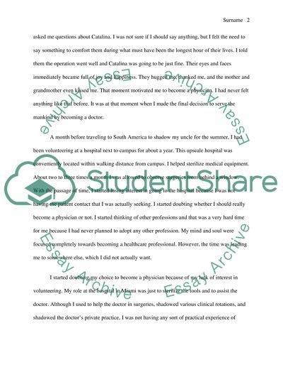 Medical Admission at a Government Hospital