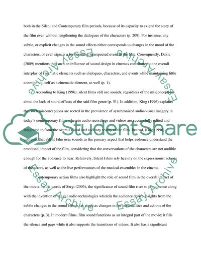 Silent films VS films from our time