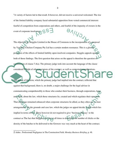 Analysis of Business and Law Cases