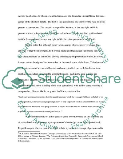 Abortion and personhood