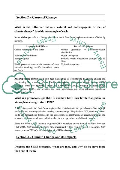 A Change in the State of the Climate