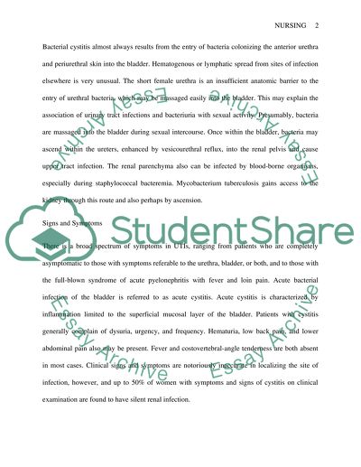 Dysuria and Frequency of Micturition