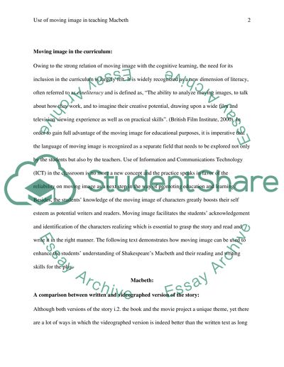 The Importance of Moving Image in Education