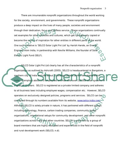 Nonprofit organization pepar