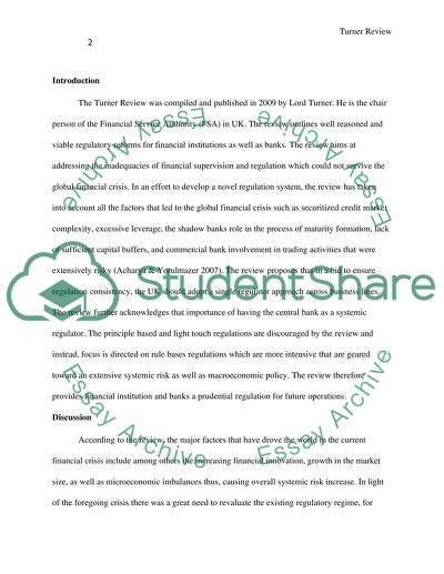 The Financial Service Authority in the UK