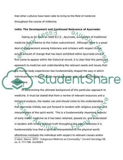 Medicine in the Ancient and Medieval World