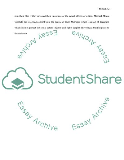 Roger Ebert Review Nichols, Why are Ethical issues central to Documentary Filmmaking