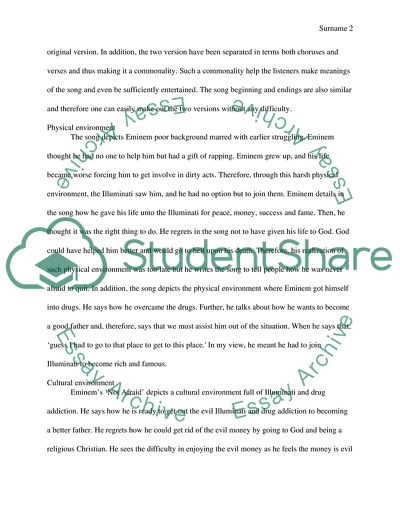 The Song Not Afraid by Eminem