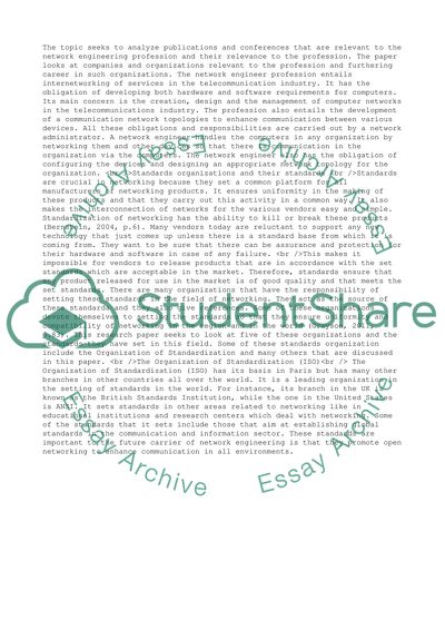 Project Management - Creativity and Standards Task