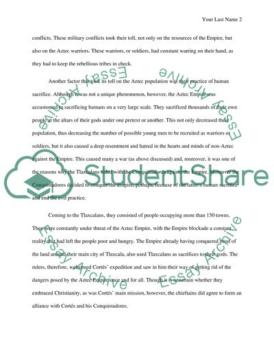 The fall of the aztec empire