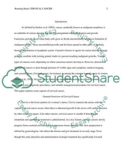 General Overview of Cervical Cancer