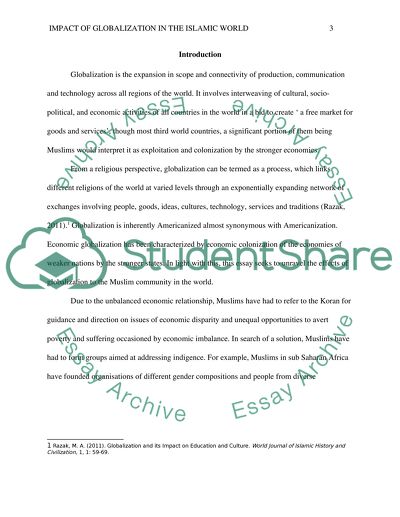 How Did Globalization Impact The Islamic World