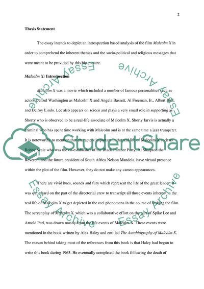 Malcolm X by Spike Lee