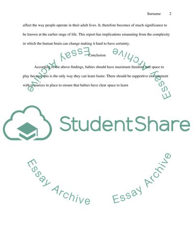 Psychological Reasons behind the Childrens Behavior