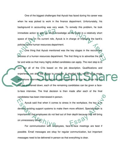 HR Manager Interview