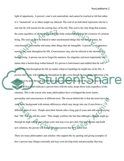 How Is It Possible for a Person to Change Yet Remain the Same