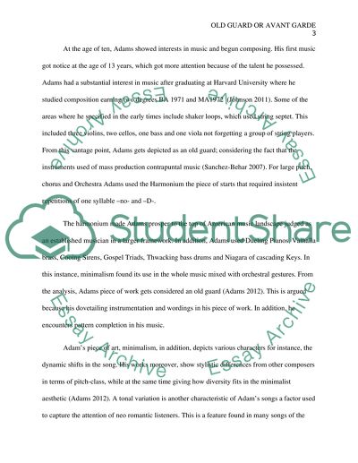 Avant-Garde of Music