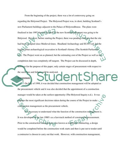 The Scottish Parliament and the Palace of Holyroodhouse