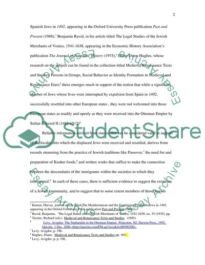 Assimilation of Sephardic Jews Into European and Ottoman Cultures