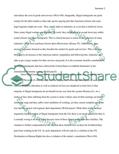 Illegal immigrants in the US