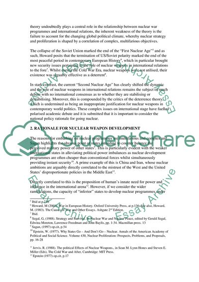 Is Deterrence Still a Useful Concept in the Post-Cold War World