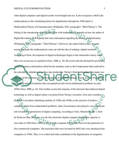 Digital Culture/Revolution