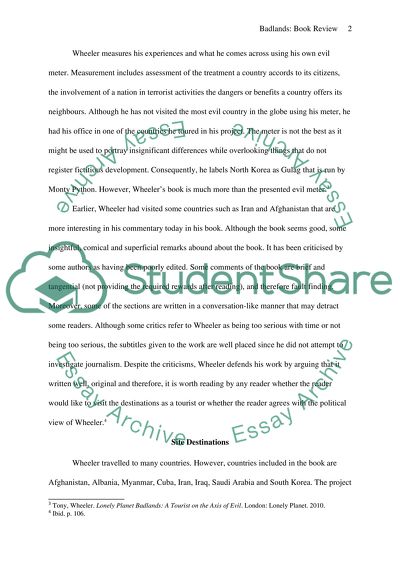 Book Review: Badlands