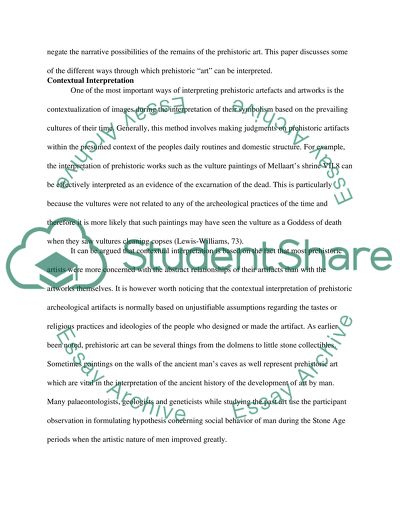 Ways Prehistoric Art can be Interpreted