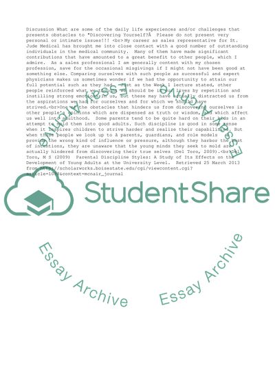 Challenges Helps Us to Discover Ourselves