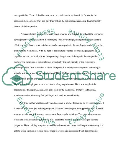 Job Training Programs