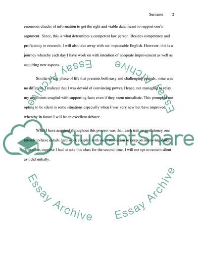 Reflection on the Aspects of Academic Life