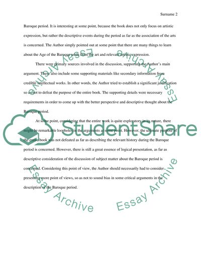 HistoryThe Concept of the Baroque