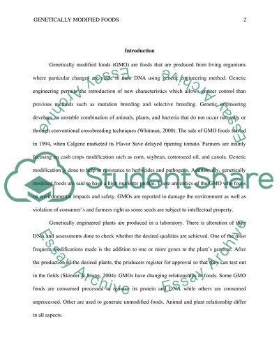 Why People Like GMO Foods