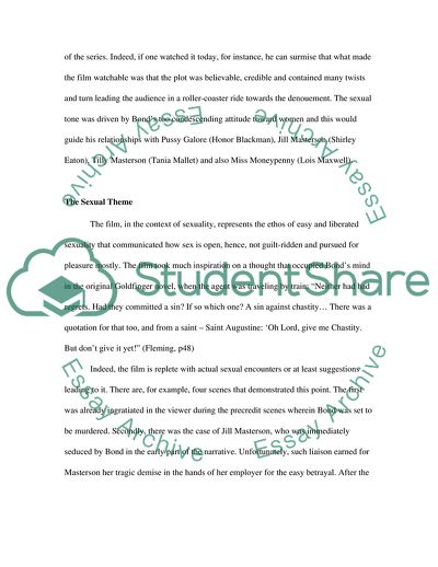 The Sexual Theme in Goldfinger