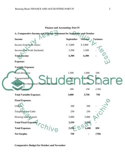 Comparative Income