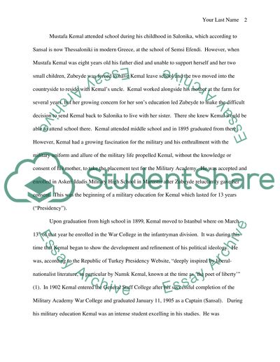 Mustafa Kemal Ataturk: Father of the Turks