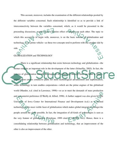 What Are the Impacts of Globalization and Technology to Communications and Media