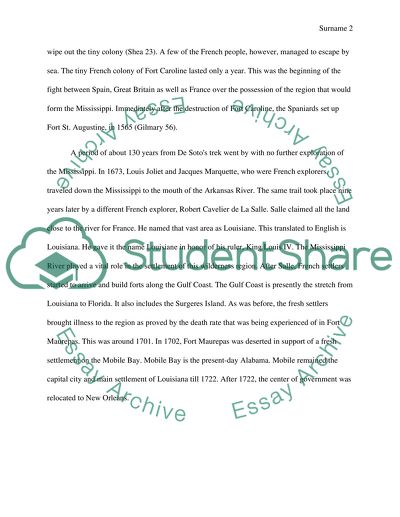 Exploration of the Mississippi