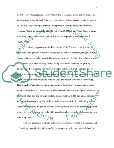 Roles of the Military in Modern Society