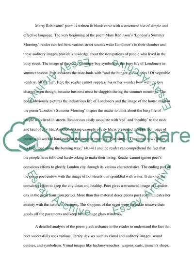 Comparison of Robinsons Londons Summer Morning and Blakes London